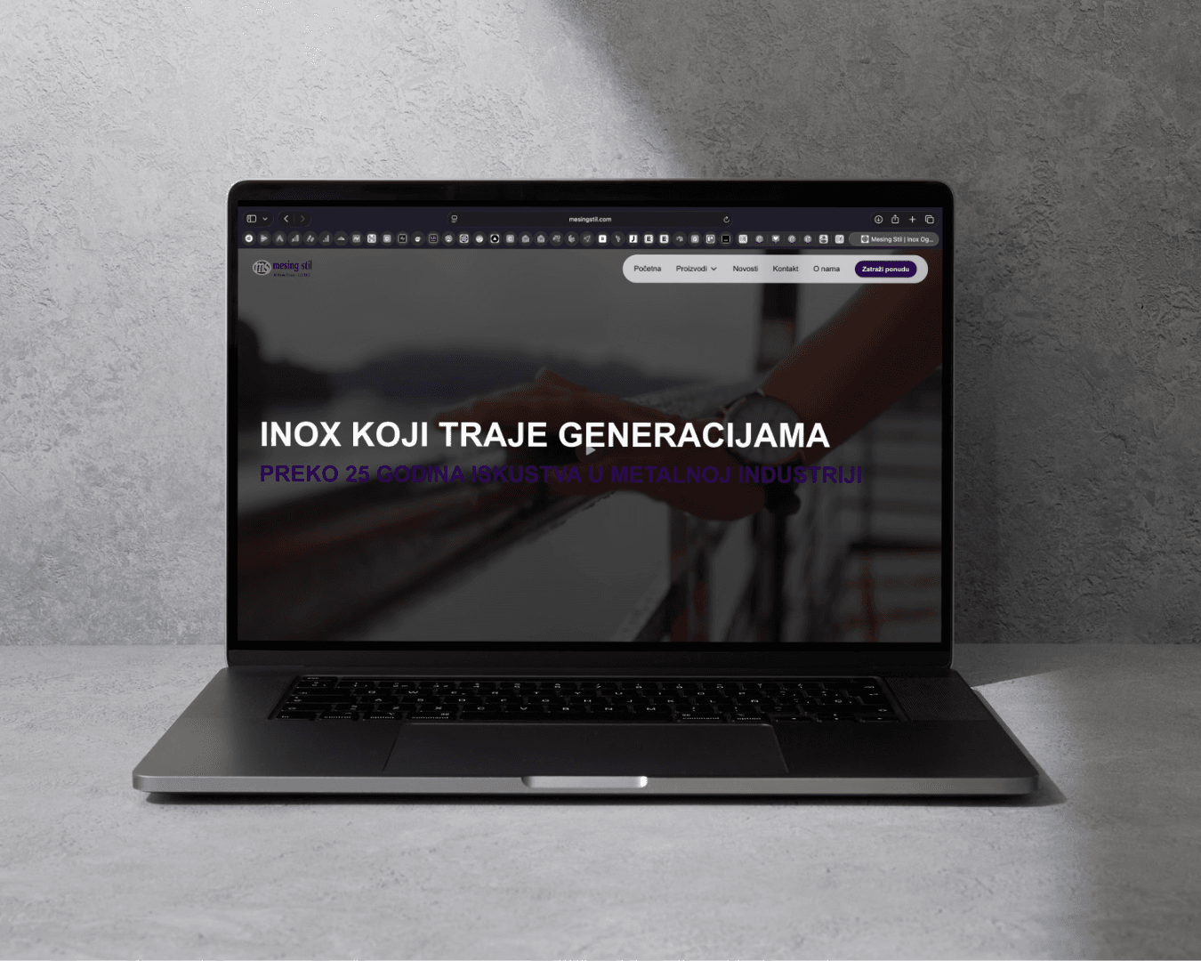 Mesing Stil portfolio fotografija Mesing Stil - web dizajn slučaj uspeha sa rezultatima